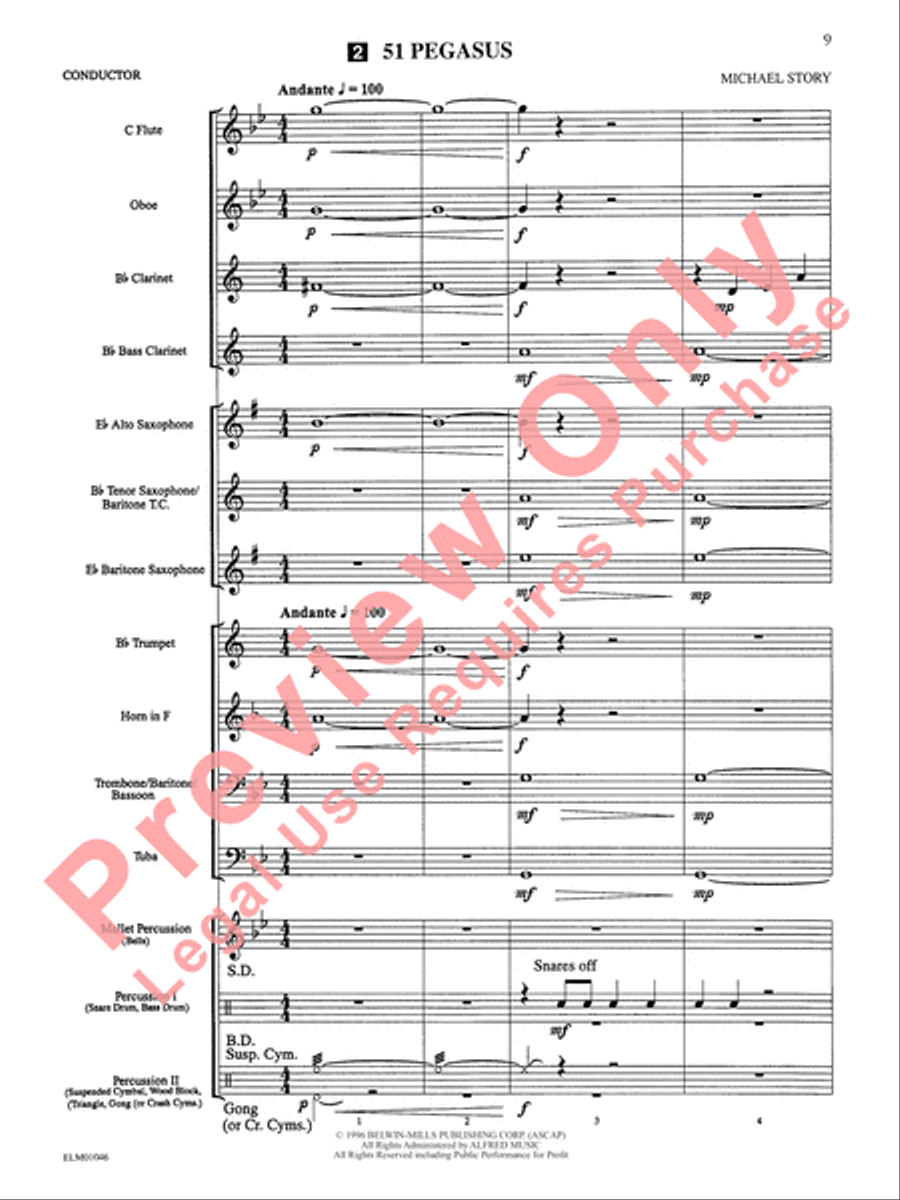 Belwin Beginning Band, Book 1 Concert Band scores gallery preview page 13