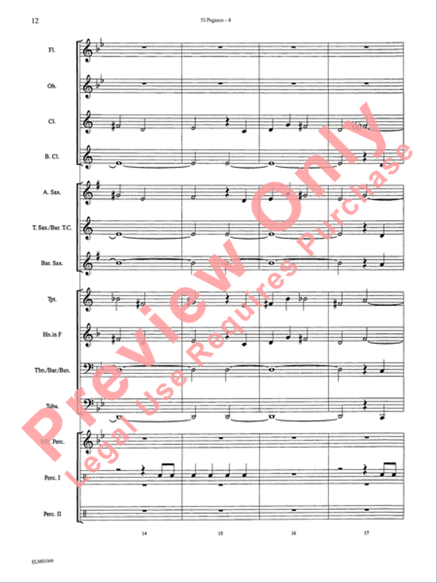 Belwin Beginning Band, Book 1 Concert Band scores gallery preview page 16