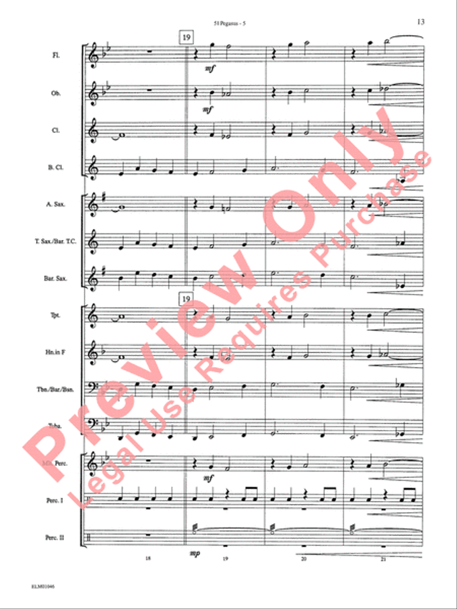 Belwin Beginning Band, Book 1 Concert Band scores gallery preview page 17