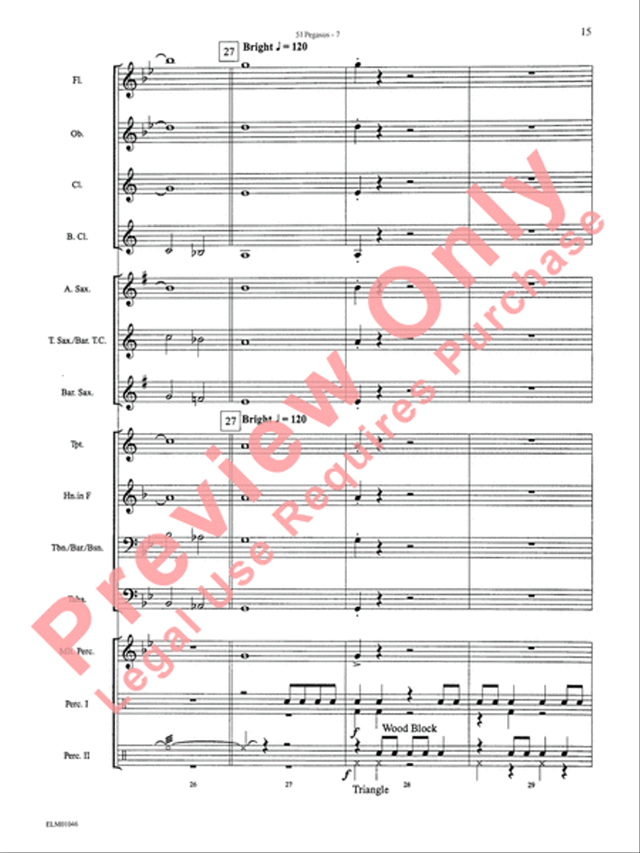 Belwin Beginning Band, Book 1 Concert Band scores gallery preview page 19
