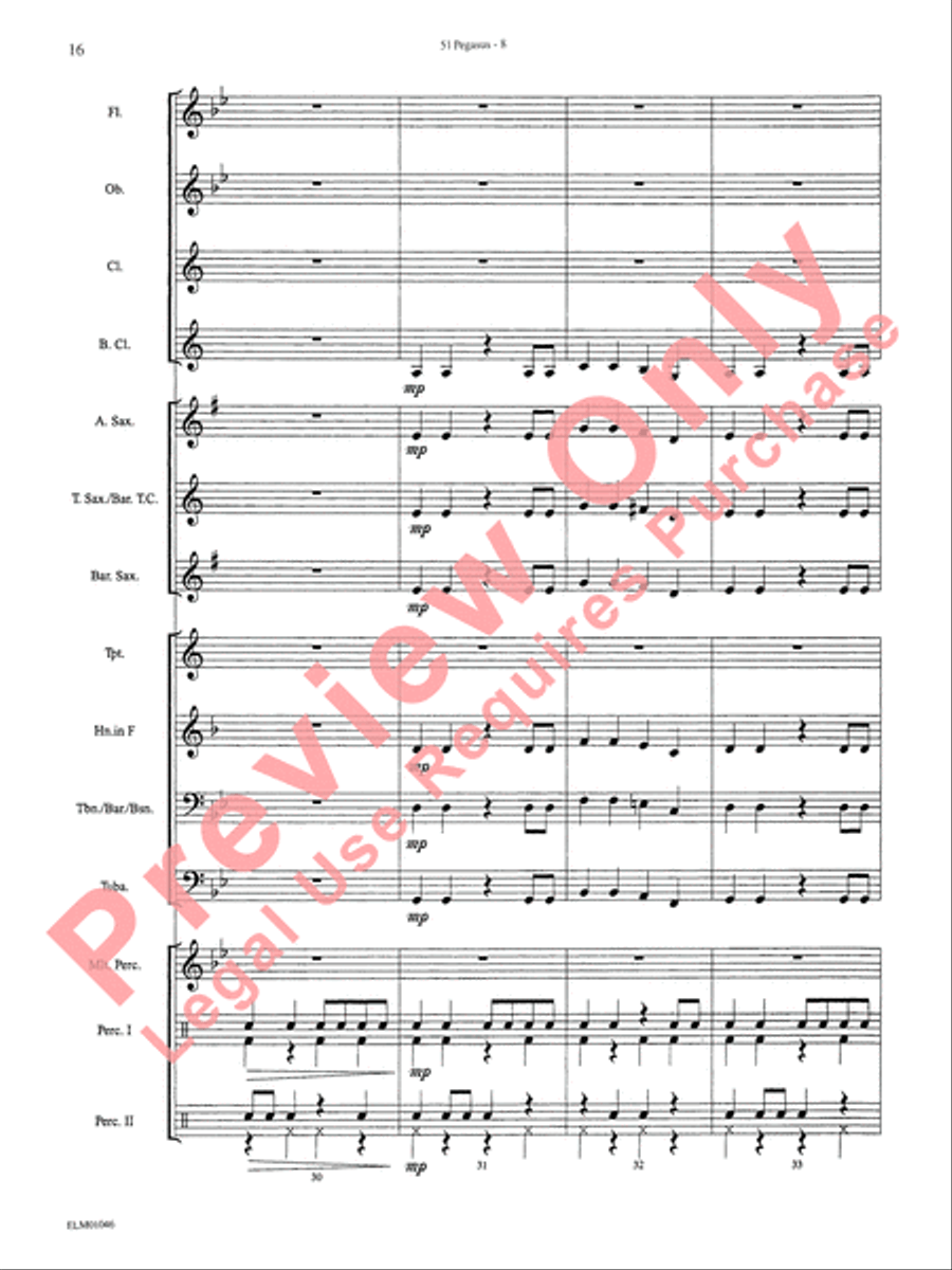 Belwin Beginning Band, Book 1 Concert Band scores gallery preview page 20