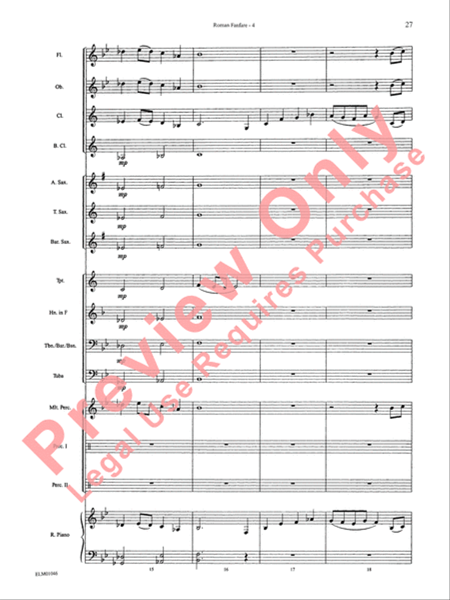 Belwin Beginning Band, Book 1 Concert Band scores gallery preview page 31