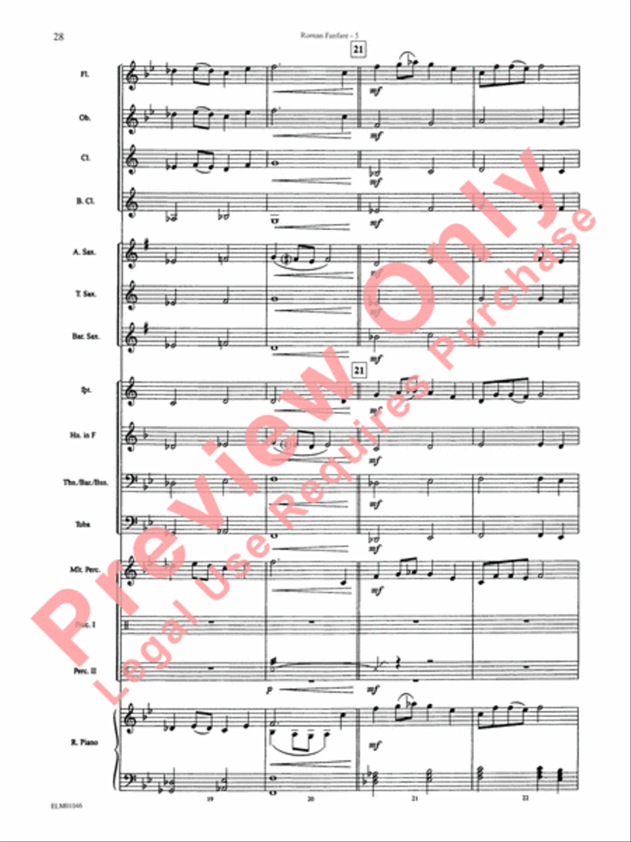 Belwin Beginning Band, Book 1 Concert Band scores gallery preview page 32