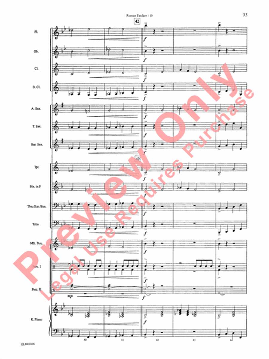 Belwin Beginning Band, Book 1 Concert Band scores gallery preview page 37