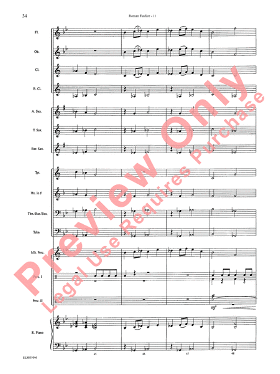 Belwin Beginning Band, Book 1 Concert Band scores gallery preview page 38