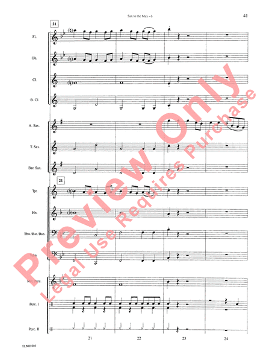 Belwin Beginning Band, Book 1 Concert Band scores gallery preview page 45