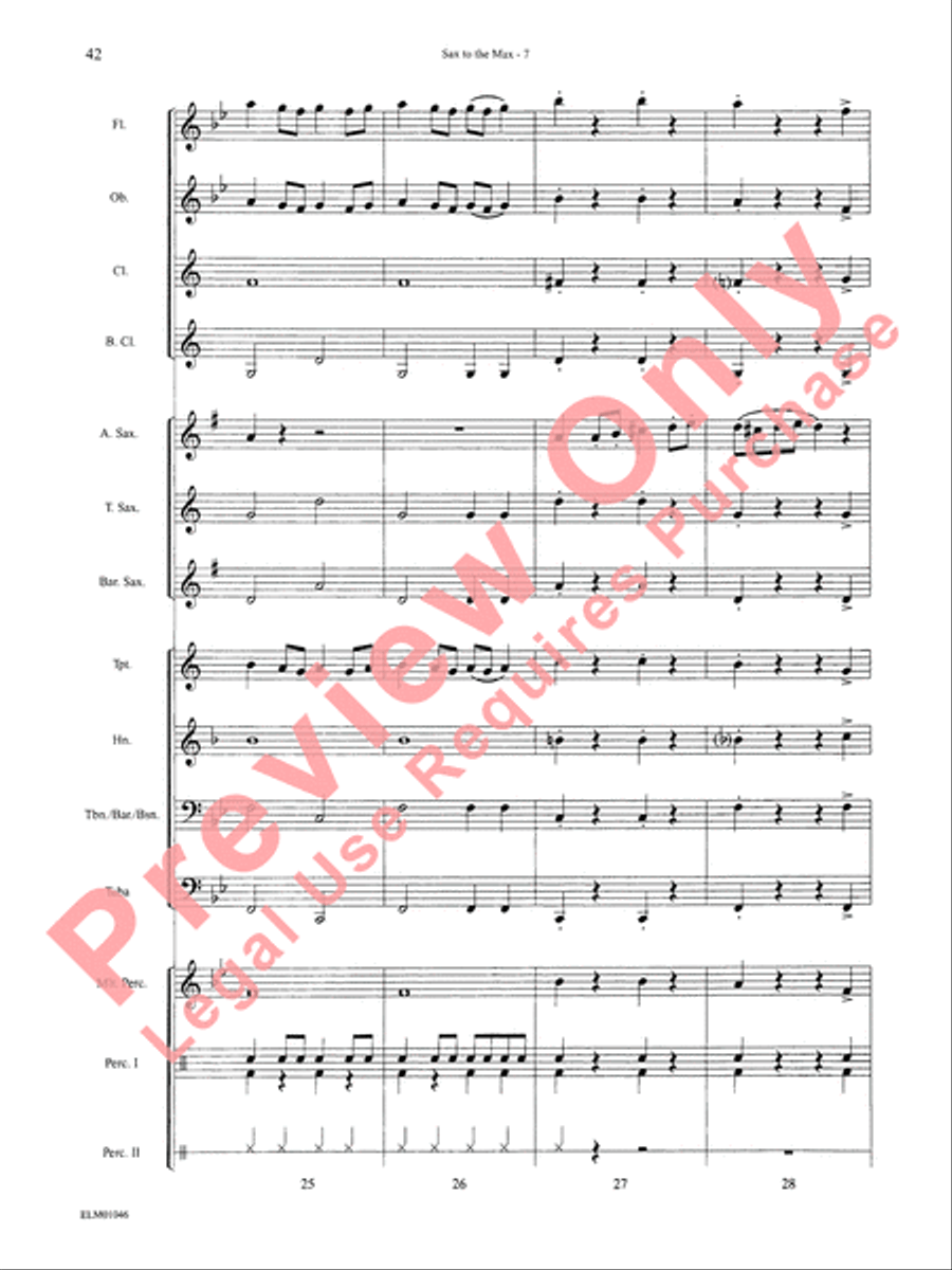 Belwin Beginning Band, Book 1 Concert Band scores gallery preview page 46