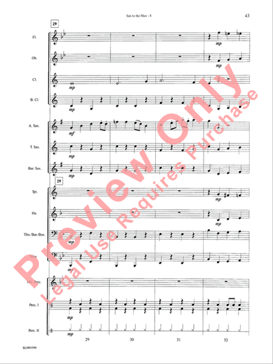 Belwin Beginning Band, Book 1 Concert Band scores gallery preview page 47
