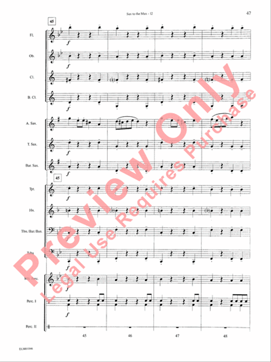 Belwin Beginning Band, Book 1 Concert Band scores gallery preview page 51