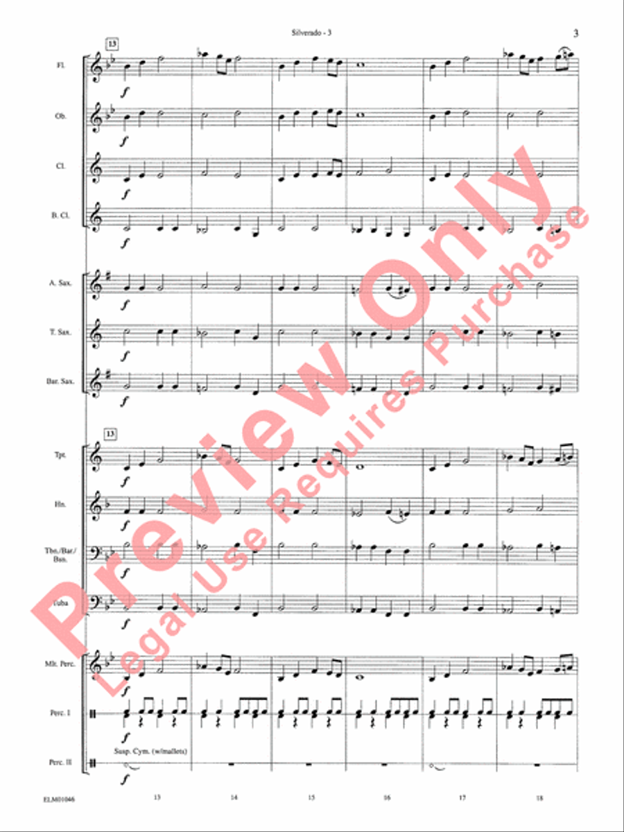 Belwin Beginning Band, Book 1 Concert Band scores gallery preview page 7