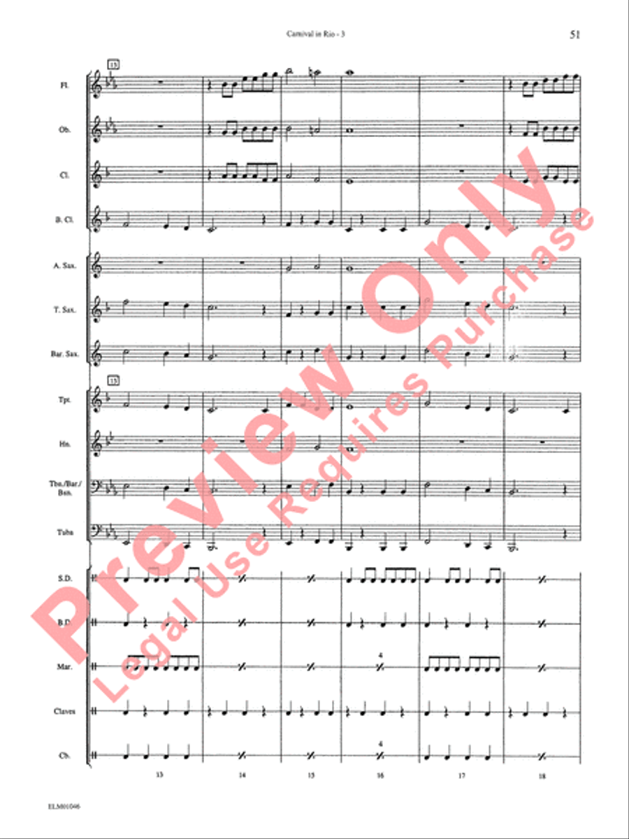 Belwin Beginning Band, Book 1 Concert Band scores gallery preview page 55