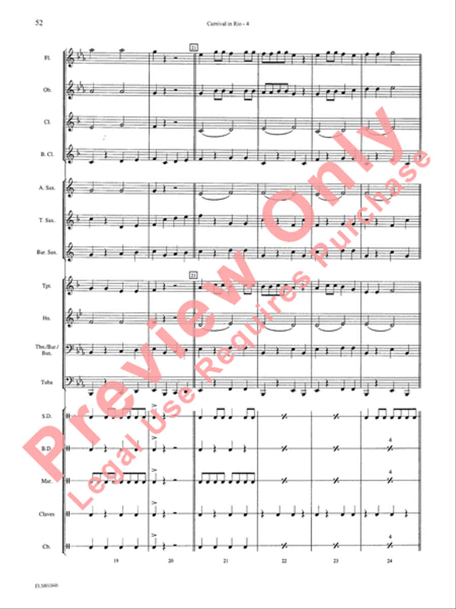 Belwin Beginning Band, Book 1 Concert Band scores gallery preview page 56