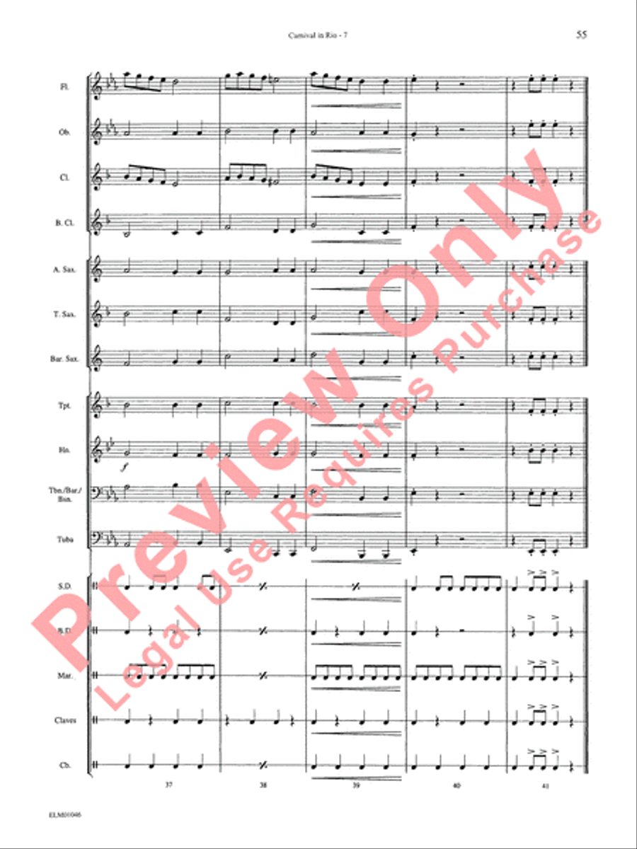 Belwin Beginning Band, Book 1 Concert Band scores gallery preview page 59