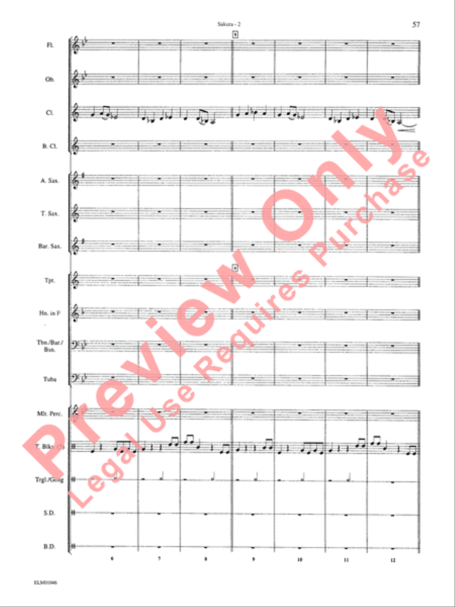 Belwin Beginning Band, Book 1 Concert Band scores gallery preview page 61