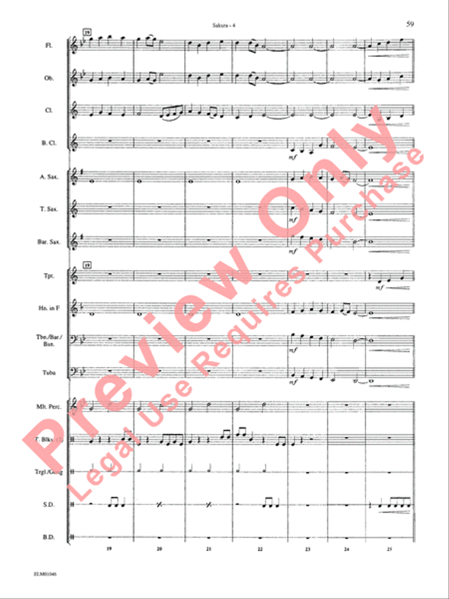 Belwin Beginning Band, Book 1 Concert Band scores gallery preview page 63