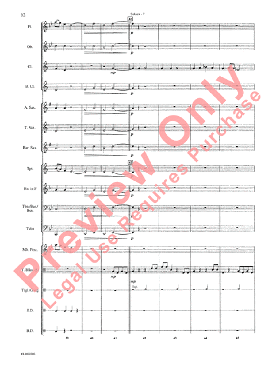 Belwin Beginning Band, Book 1 Concert Band scores gallery preview page 66