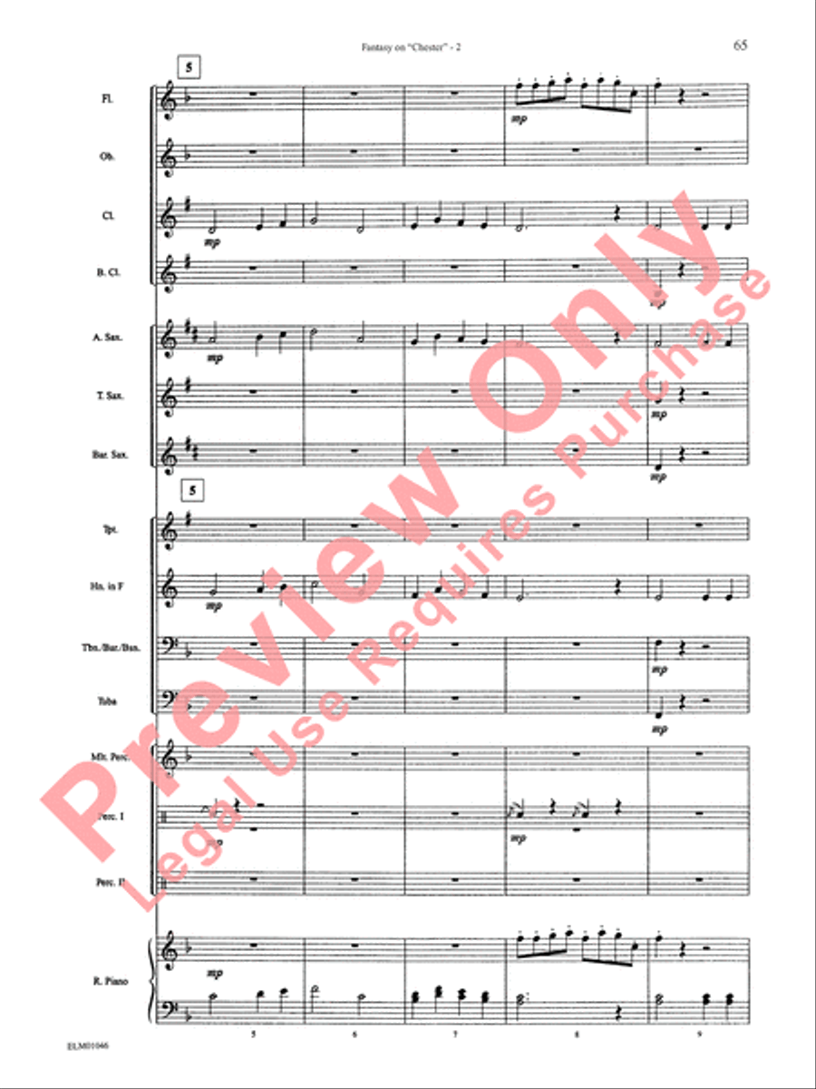 Belwin Beginning Band, Book 1 Concert Band scores gallery preview page 69