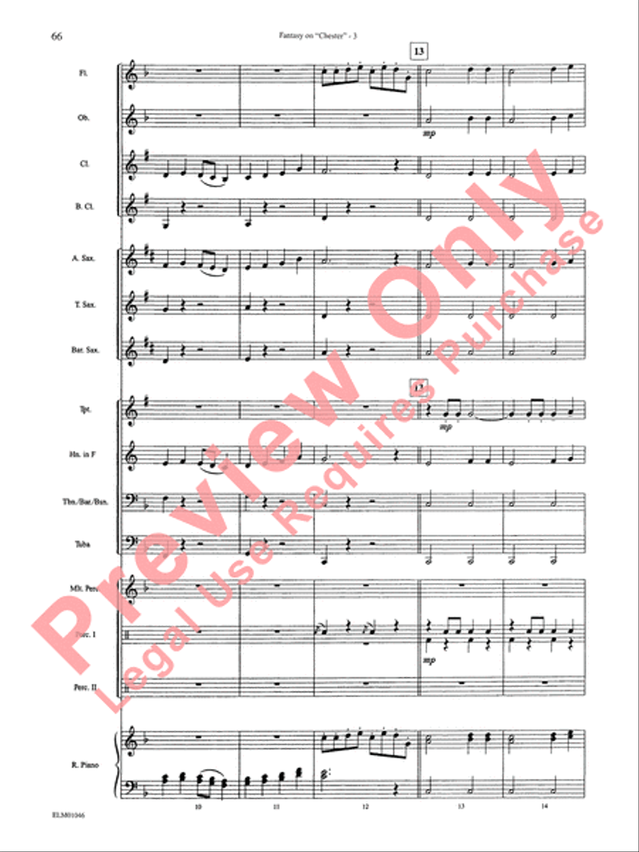 Belwin Beginning Band, Book 1 Concert Band scores gallery preview page 70