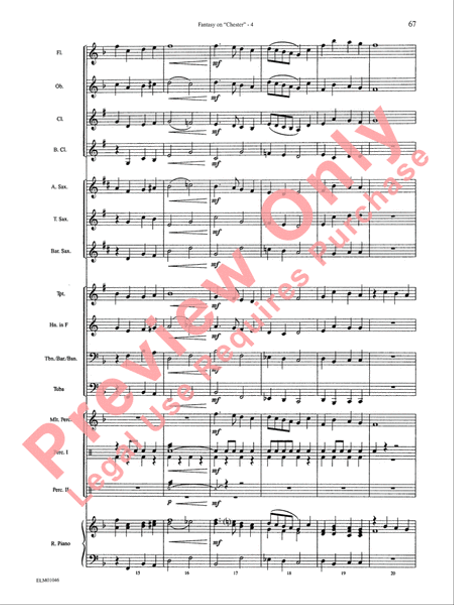 Belwin Beginning Band, Book 1 Concert Band scores gallery preview page 71