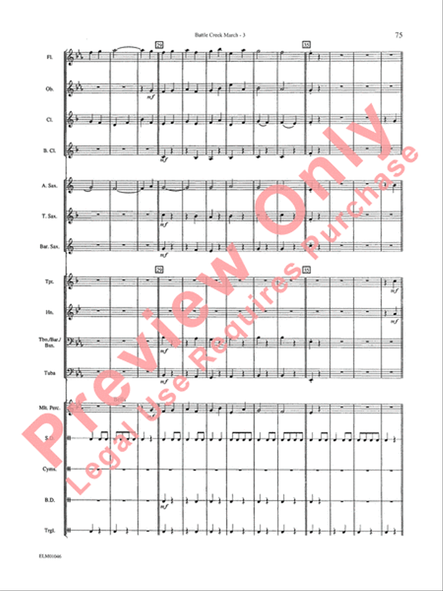 Belwin Beginning Band, Book 1 Concert Band scores gallery preview page 79