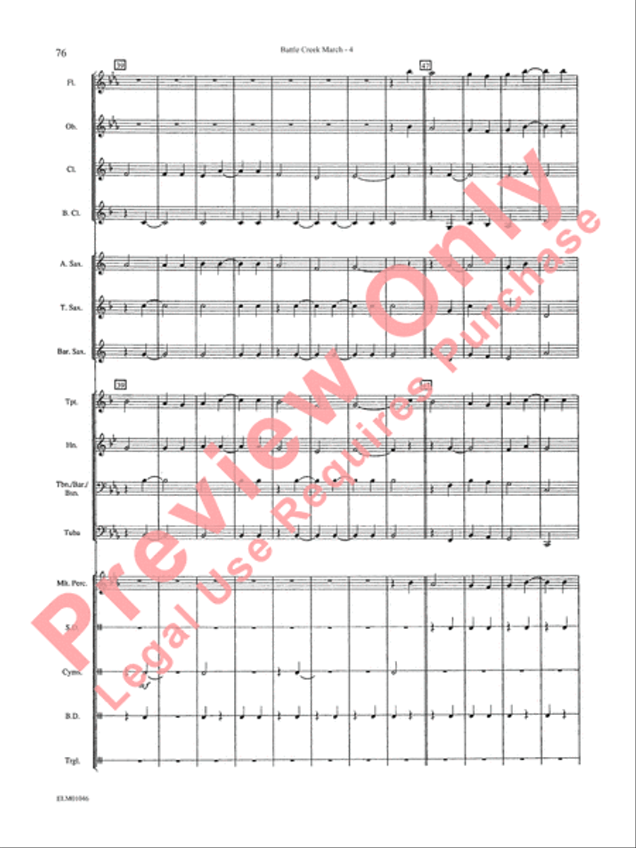 Belwin Beginning Band, Book 1 Concert Band scores gallery preview page 80