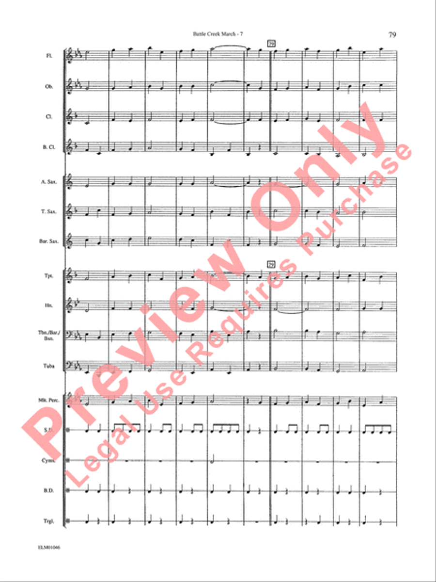 Belwin Beginning Band, Book 1 Concert Band scores gallery preview page 83