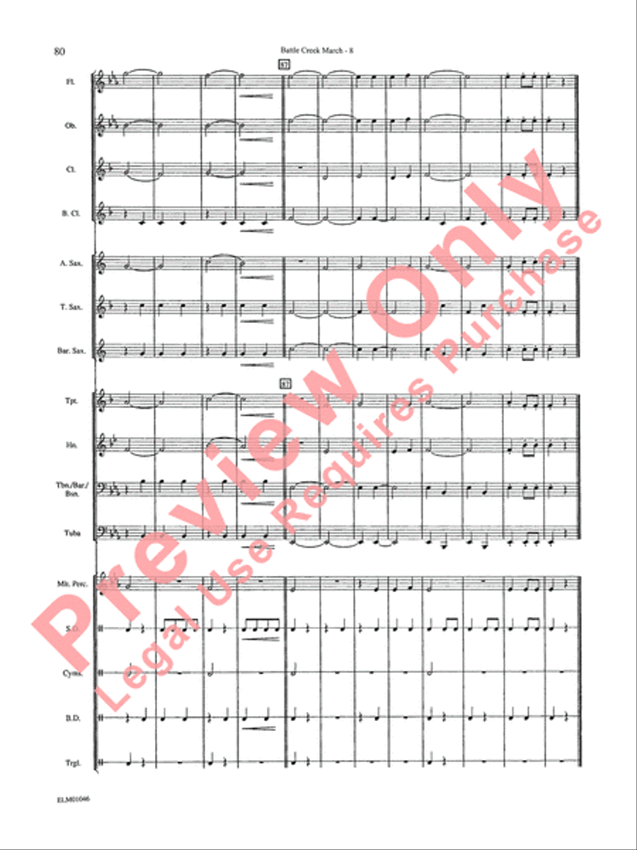 Belwin Beginning Band, Book 1 Concert Band scores gallery preview page 84