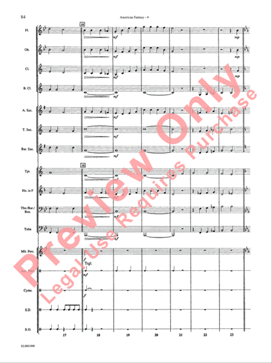 Belwin Beginning Band, Book 1 Concert Band scores gallery preview page 88