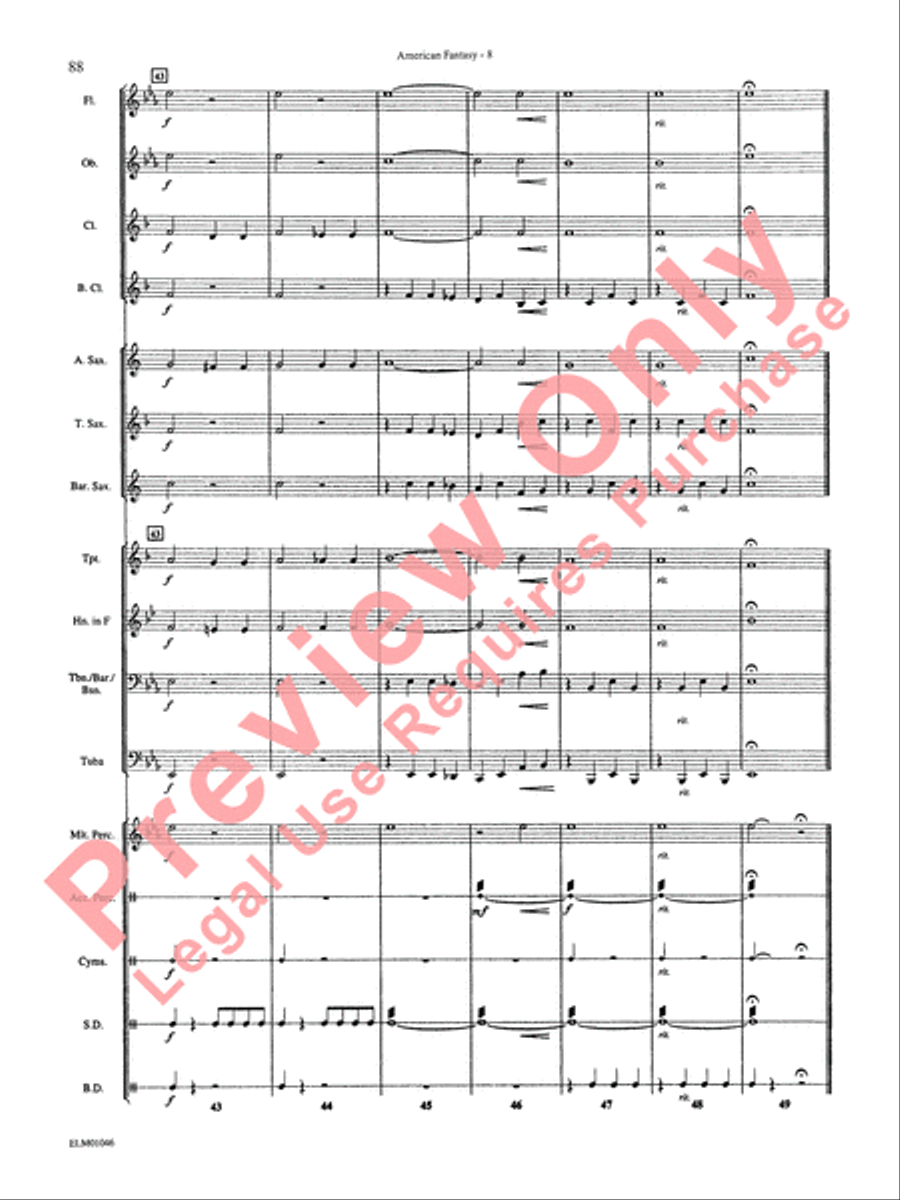 Belwin Beginning Band, Book 1 Concert Band scores gallery preview page 92
