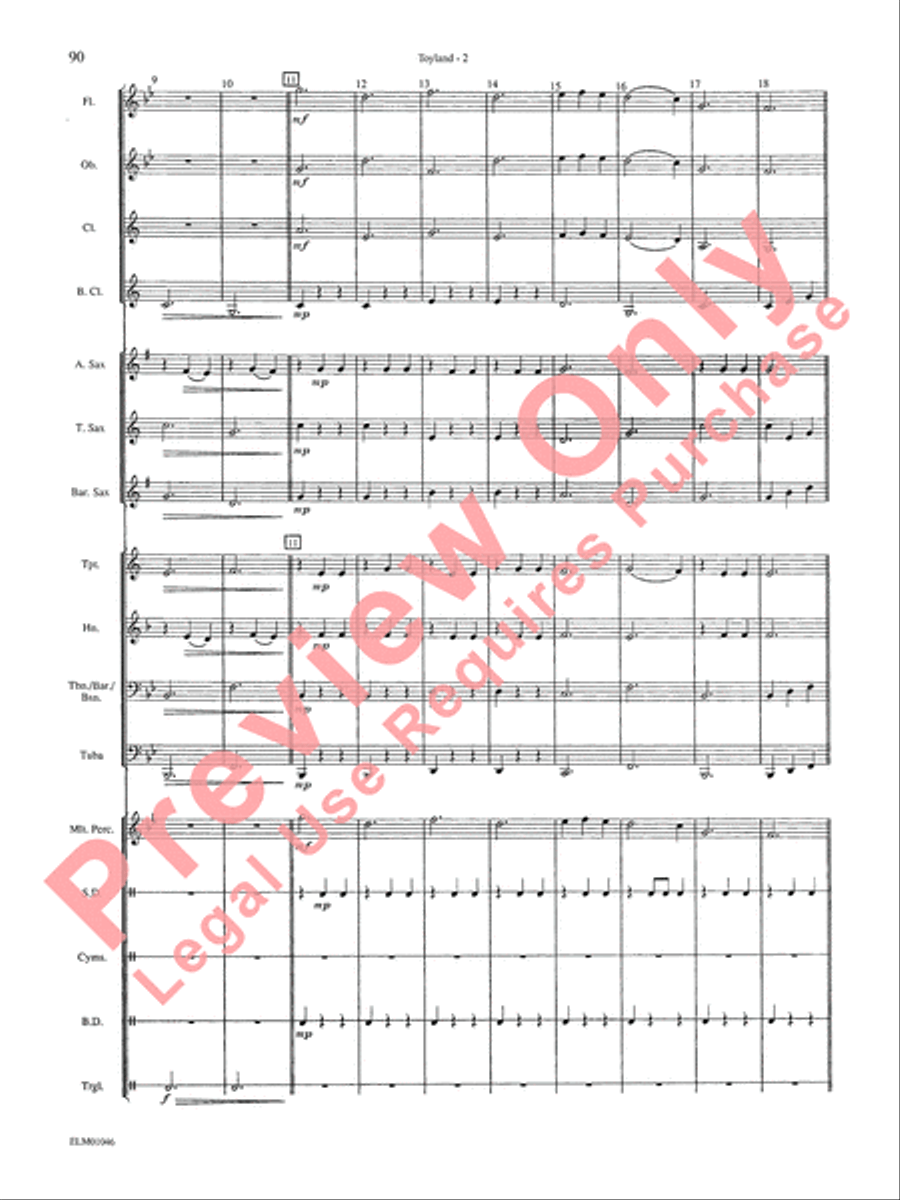 Belwin Beginning Band, Book 1 Concert Band scores gallery preview page 94