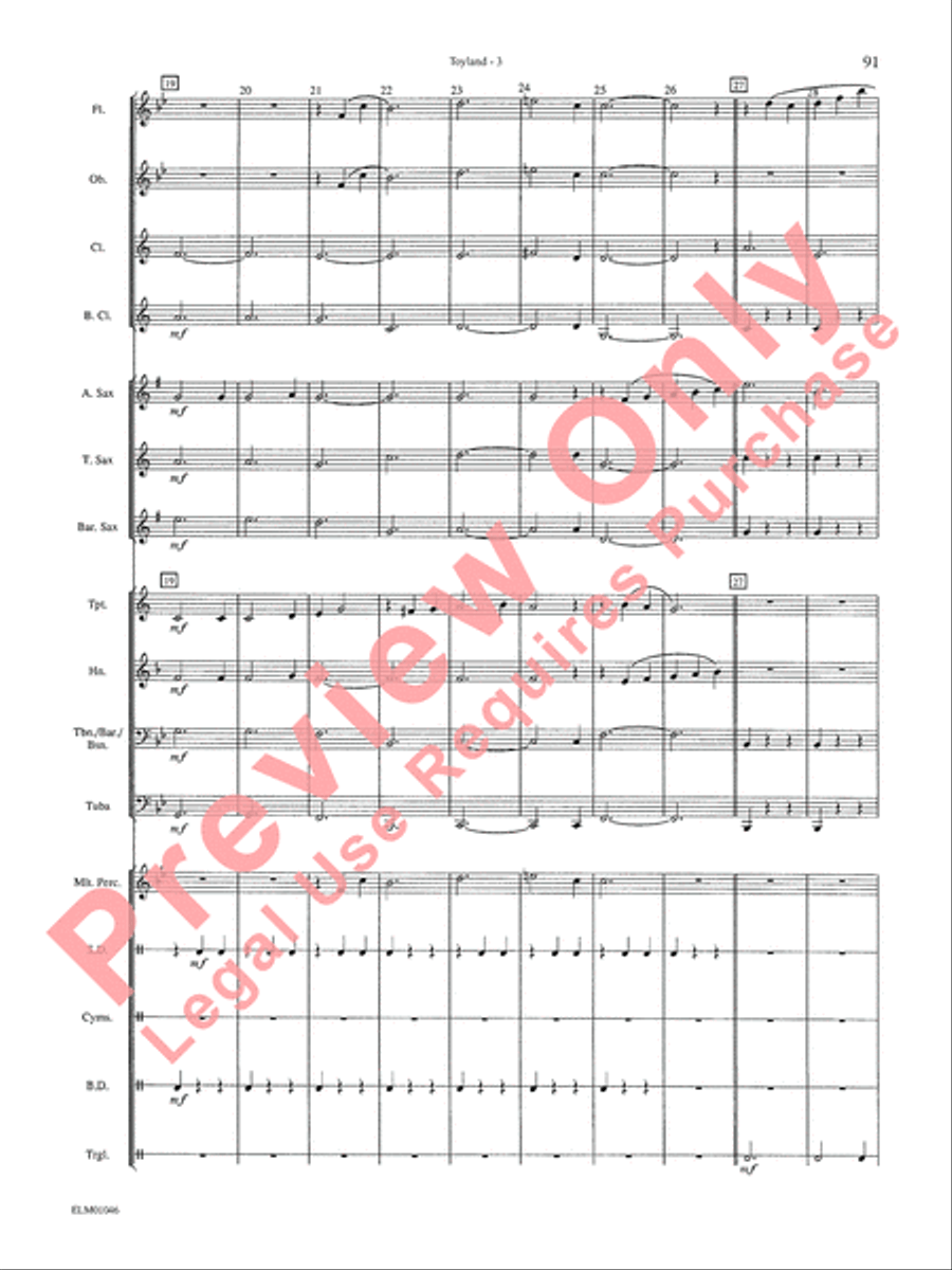 Belwin Beginning Band, Book 1 Concert Band scores gallery preview page 95