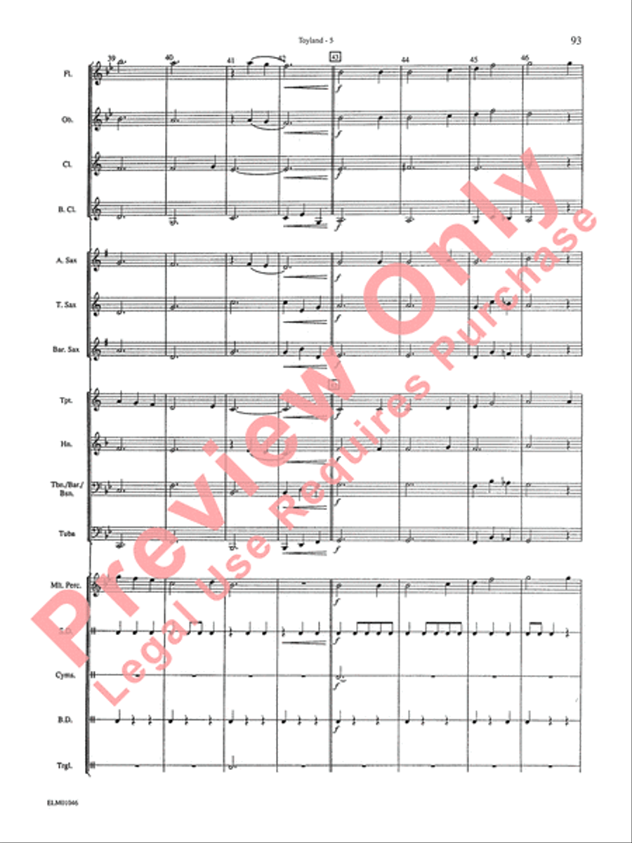 Belwin Beginning Band, Book 1 Concert Band scores gallery preview page 97