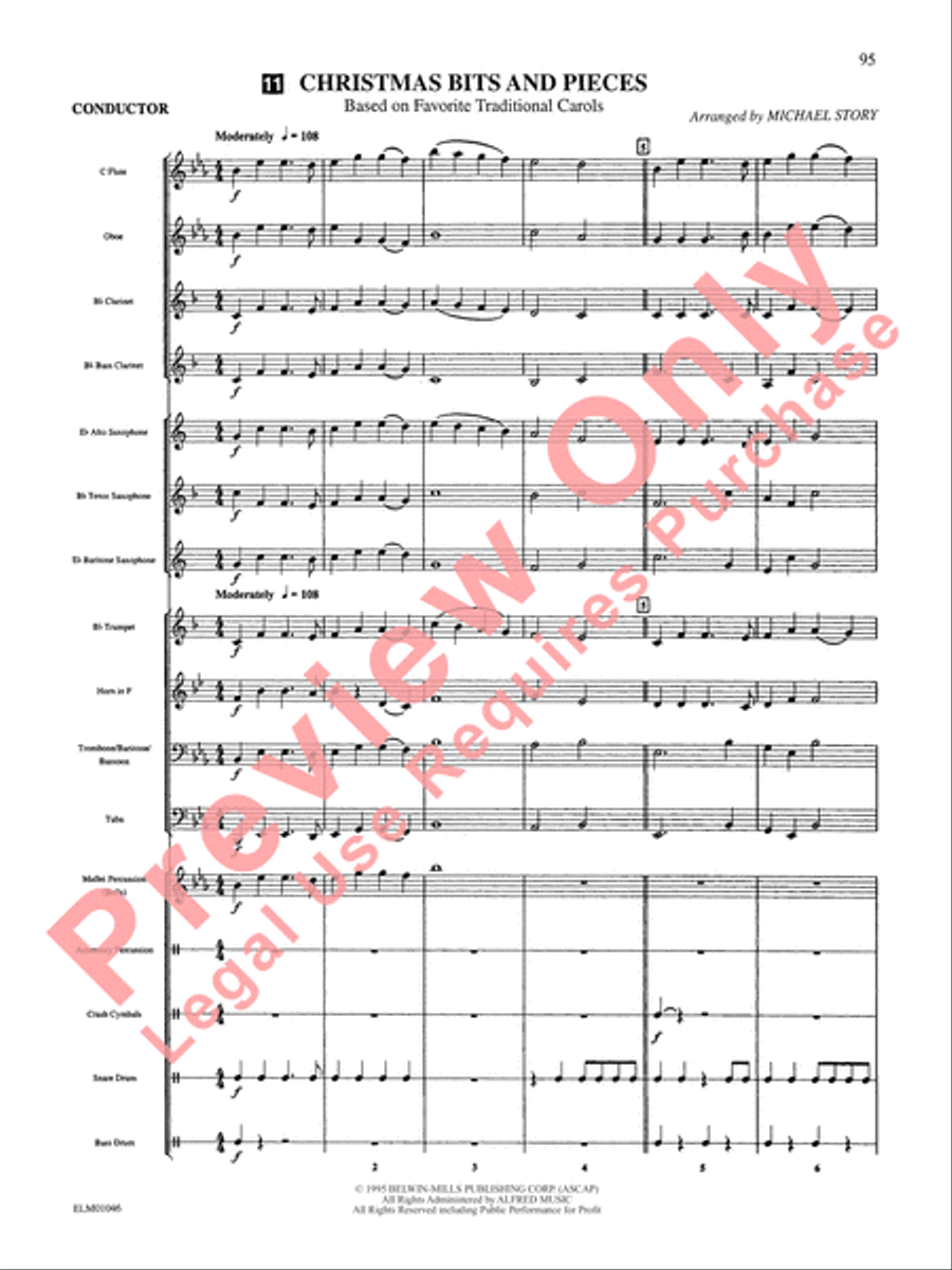 Belwin Beginning Band, Book 1 Concert Band scores gallery preview page 99