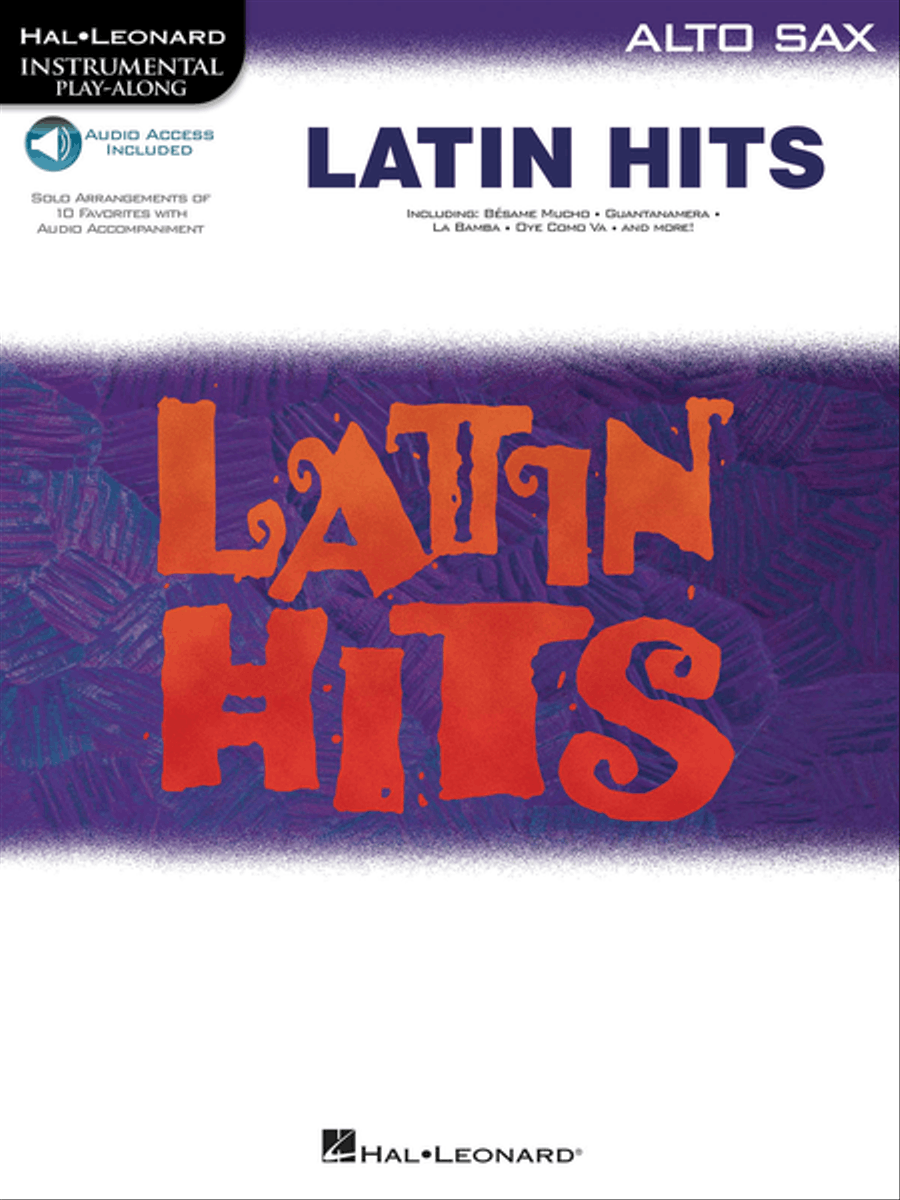 Latin Hits – Instrumental Play Along for Alto Sax Alto Saxophone scores gallery preview page 1