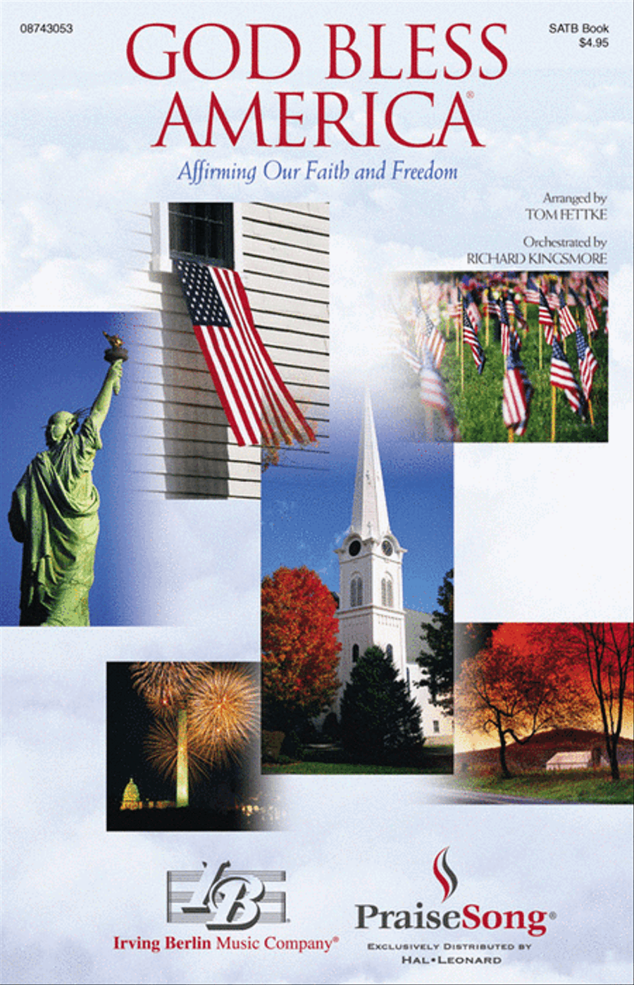 God Bless America® (Affirming Our Faith and Freedom) 4-Part scores gallery preview page 1