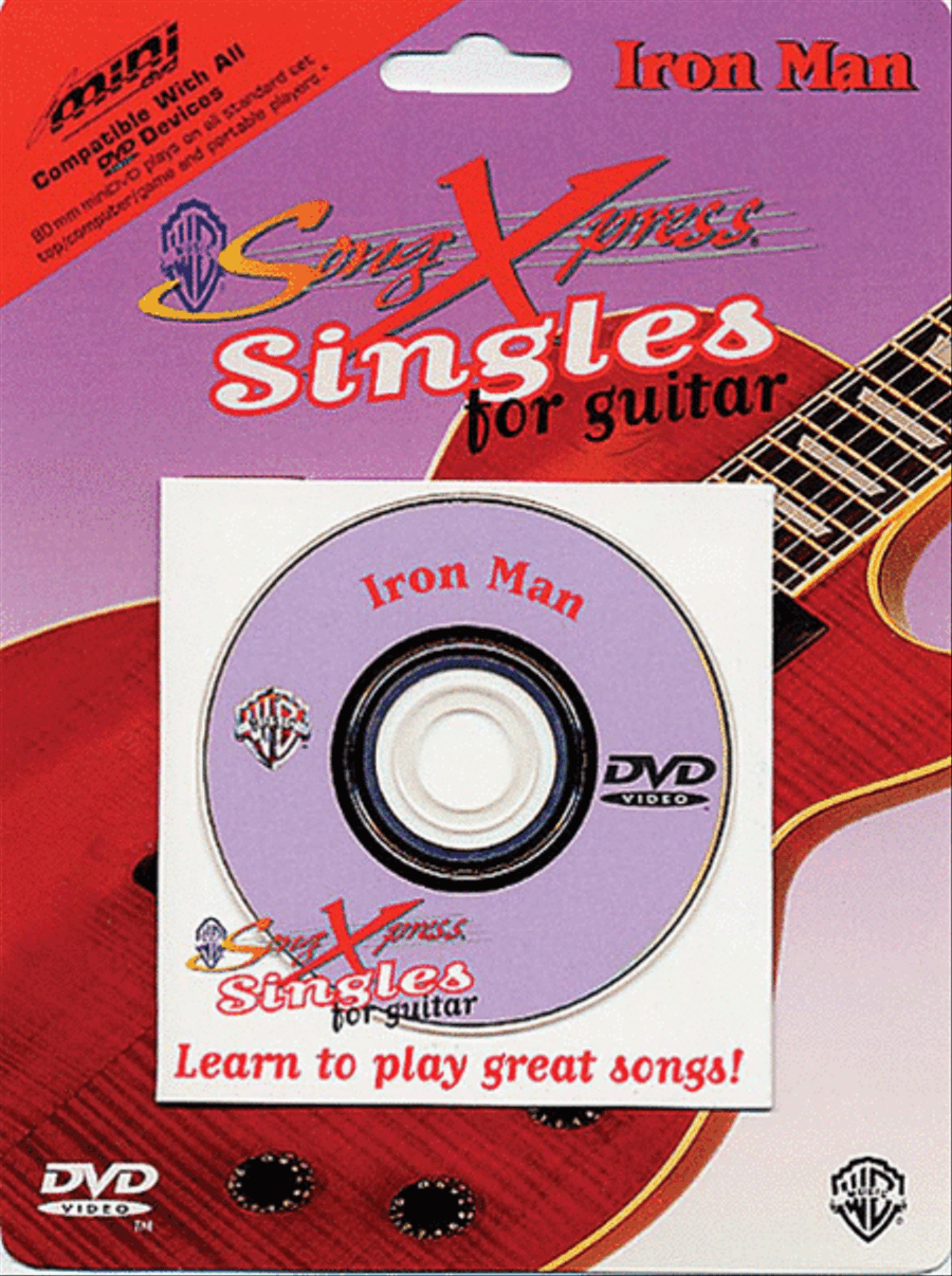 SongXpress Singles - Iron Man - DVD Electric Guitar scores gallery preview page 1
