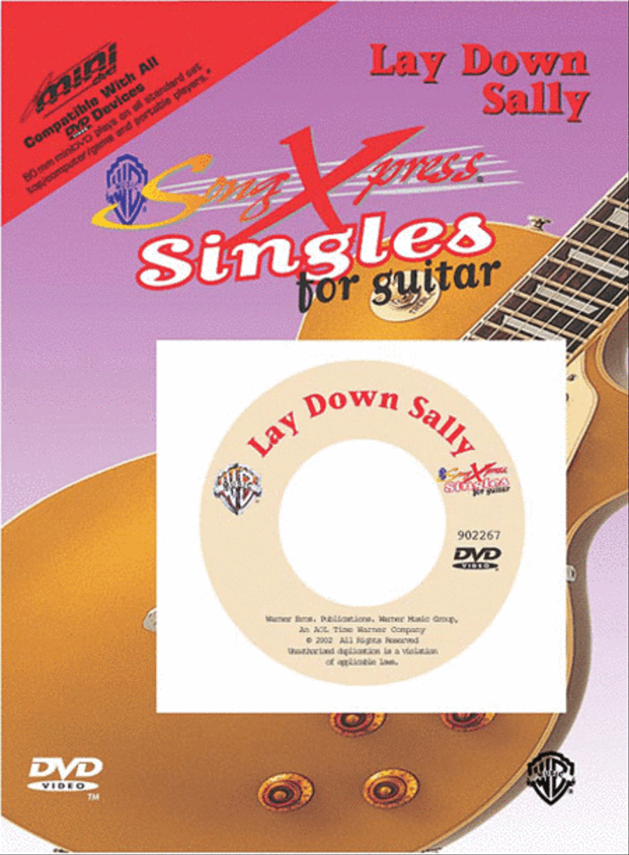 SongXpress Singles - Lay Down Sally - DVD Electric Guitar scores gallery preview page 1
