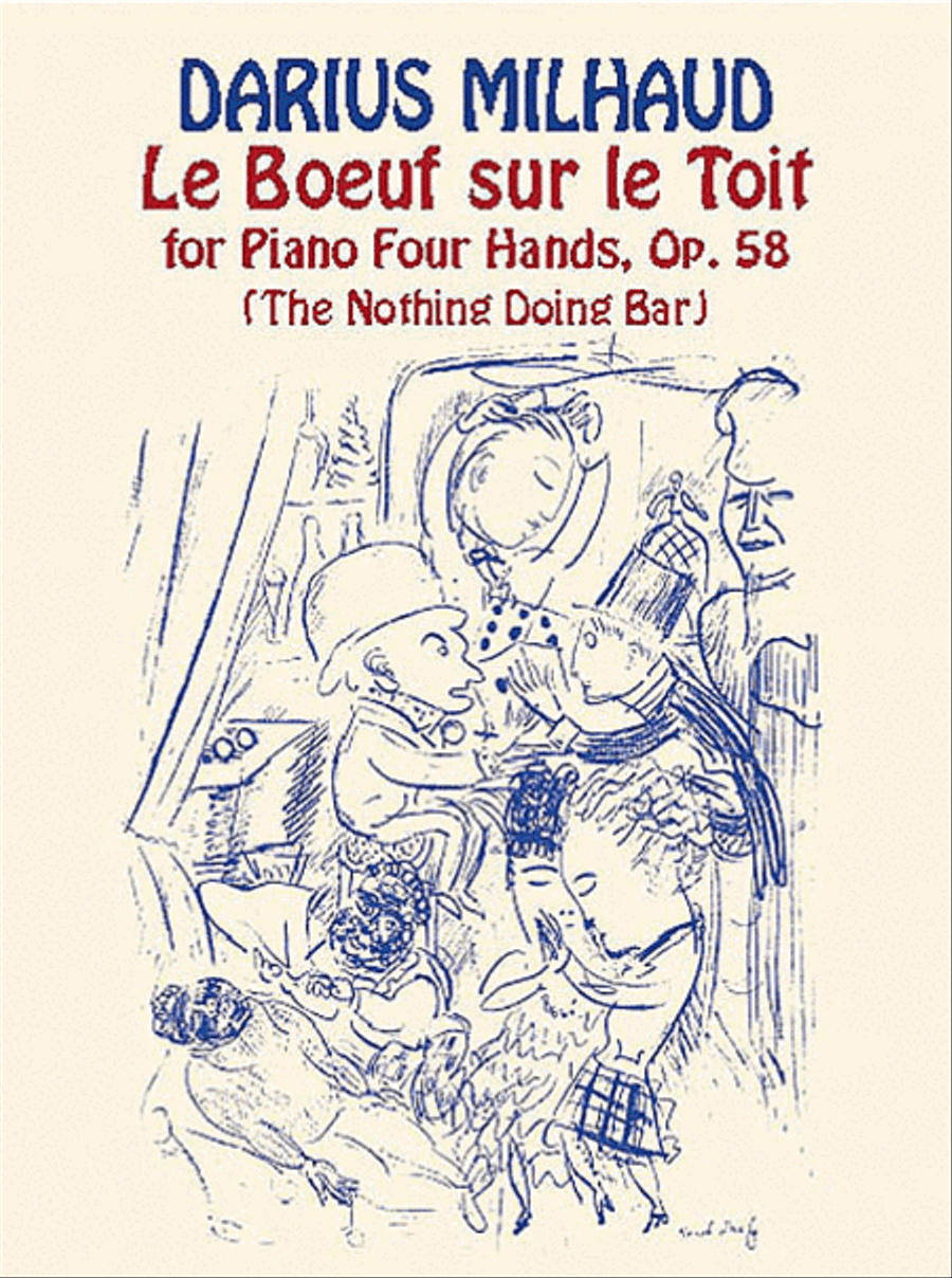 Le Boeuf sur le Toit for Piano Four Hands, Opus 58 Piano Solo scores gallery preview page 1