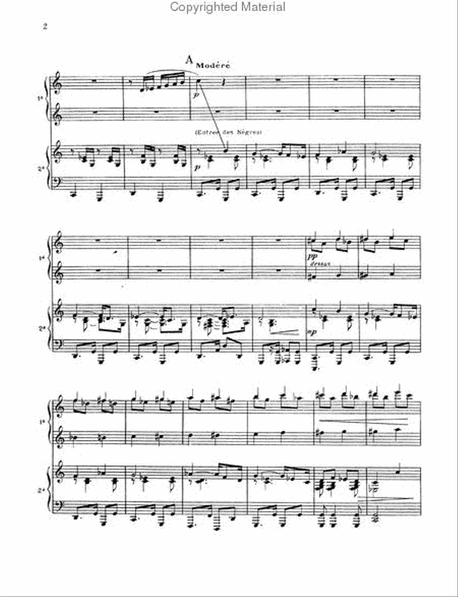 Le Boeuf sur le Toit for Piano Four Hands, Opus 58 Piano Solo scores gallery preview page 3