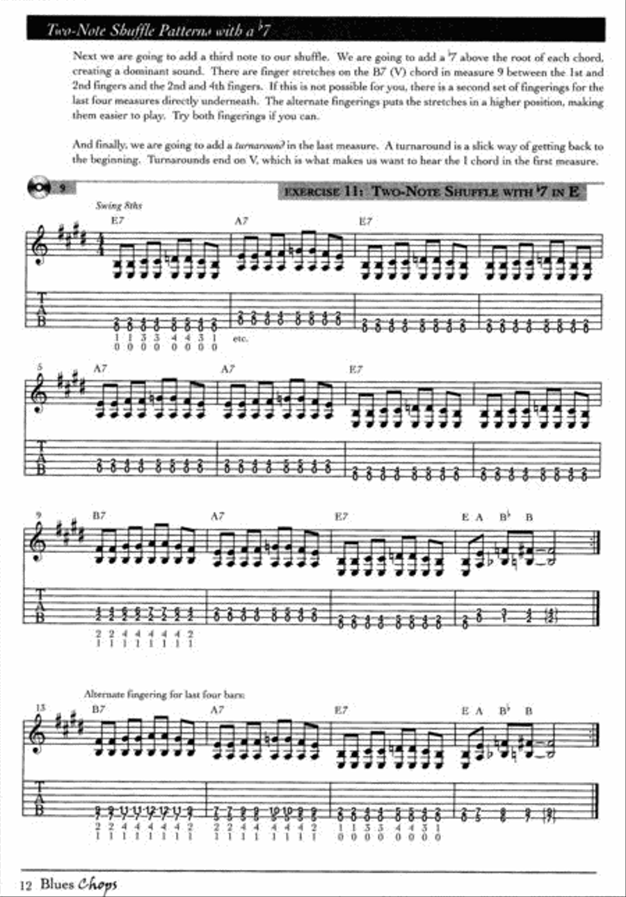 Blues Chops for Guitar Electric Guitar scores gallery preview page 2