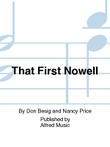 That First Nowell