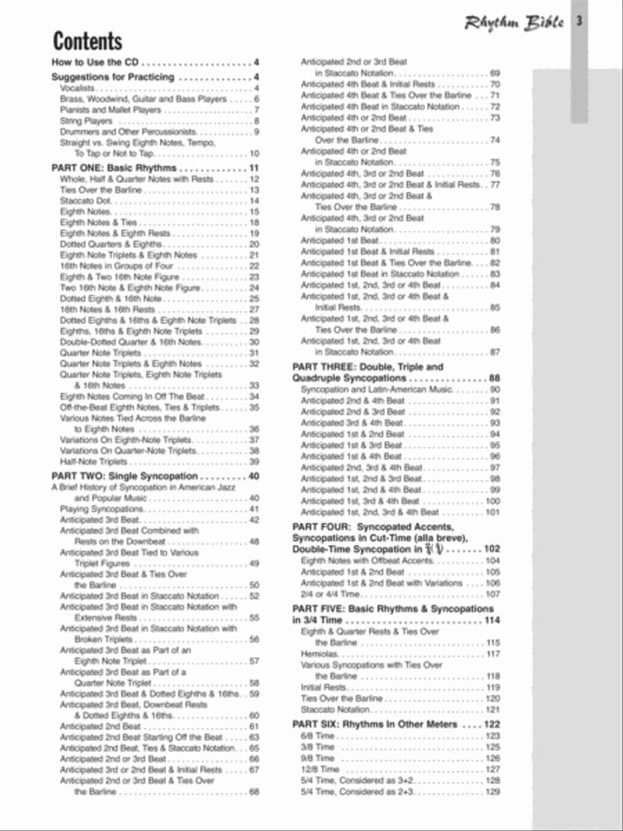 The Rhythm Bible CD scores gallery preview page 3