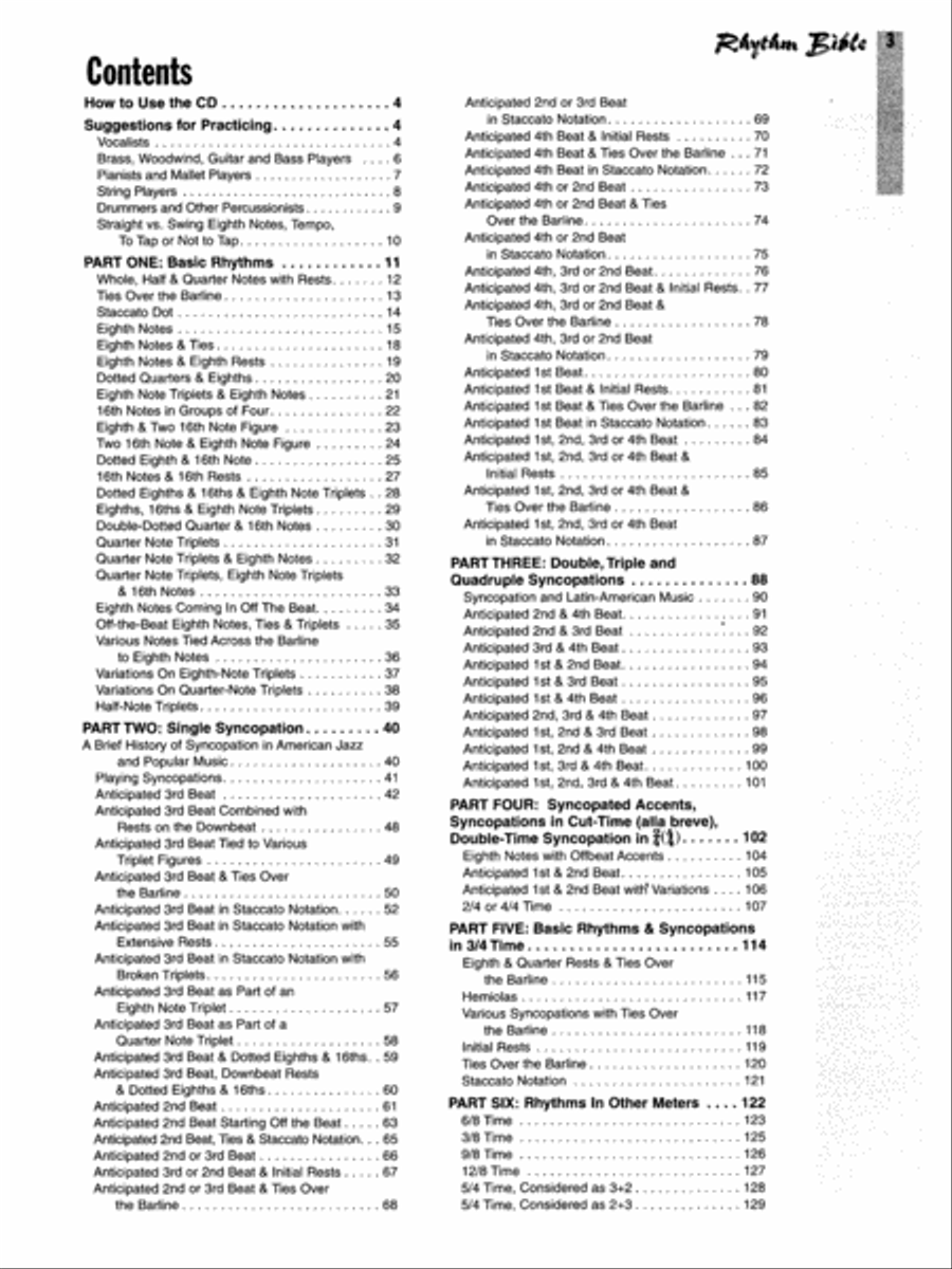 The Rhythm Bible CD scores gallery preview page 6