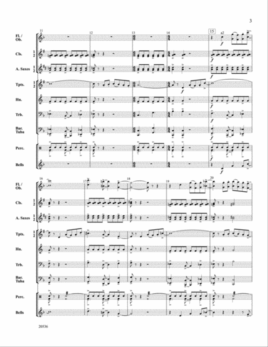 Windsong Concert Band scores gallery preview page 3