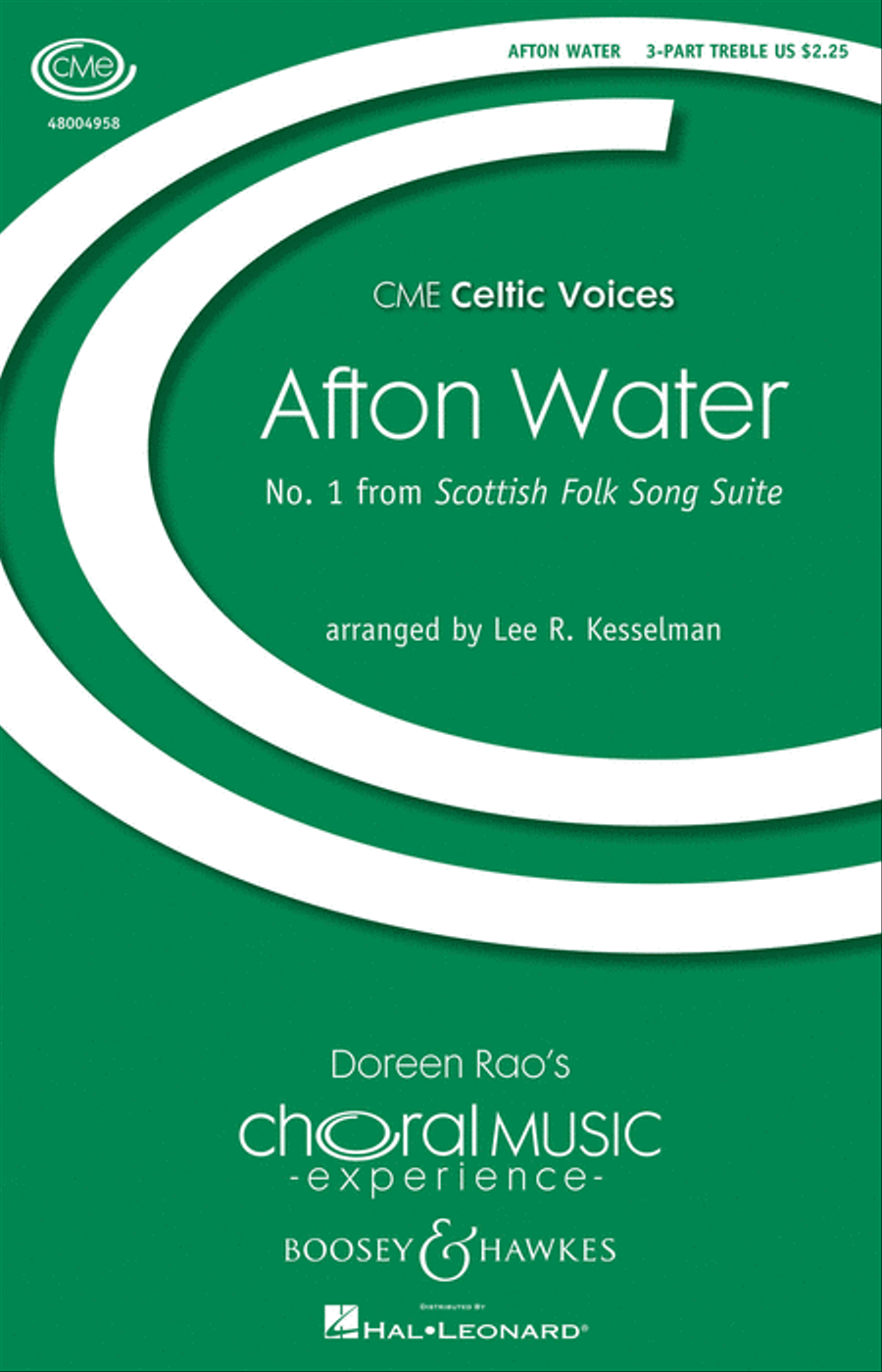 Afton Water (No. 1 from Scottish Folk Song Suite) SSA scores gallery preview page 1