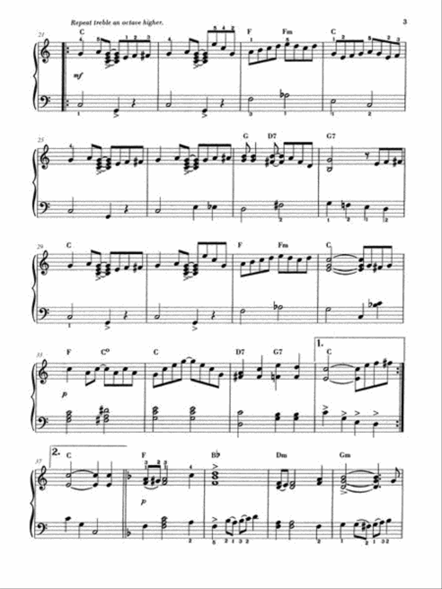 The Entertainer Easy Piano scores gallery preview page 4