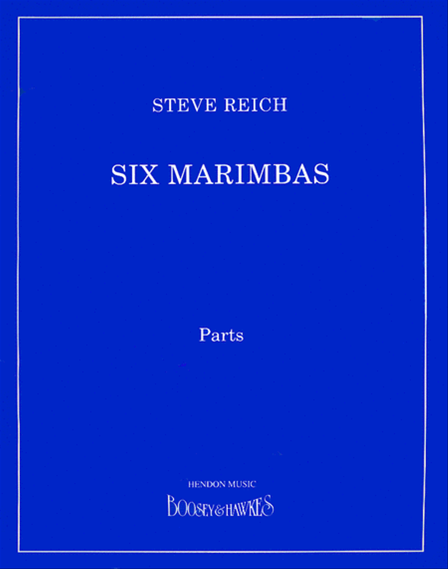 Six Marimbas Marimba scores gallery preview page 1