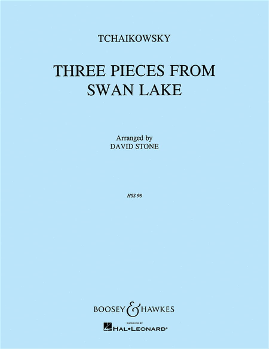 Three Pieces from Swan Lake Orchestra scores gallery preview page 1