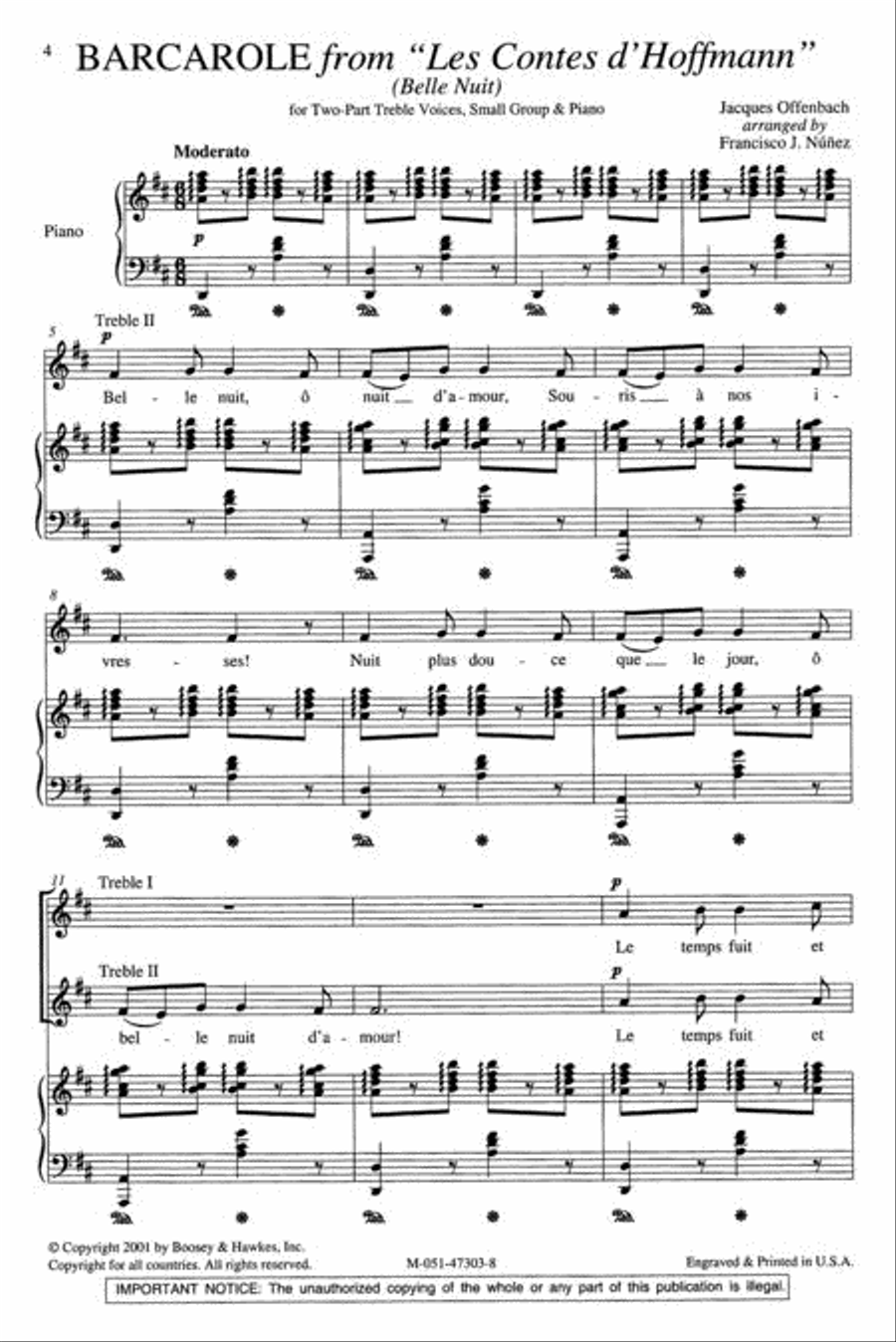 Barcarole Barcarole 2-Part scores gallery preview page 2