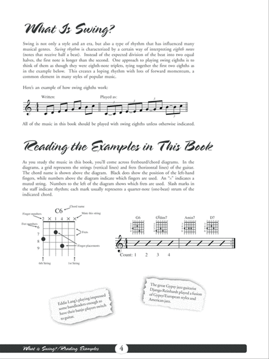 Guitar Roots -- Swing Electric Guitar scores gallery preview page 3